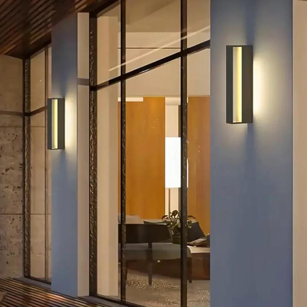 anthracite outdoor wall lights led - Clowas