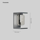 Glass Cylinder Outdoor Wall Light - Clowas