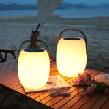 Solar Lantern Handheld Light Contemporary Outdoor Floor Lamps