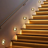 Round Recessed Step Outdoor Lights - Clowas