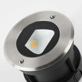 Round Recessed Step Outdoor Lights - Clowas