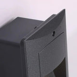 Downward Illumination Black Step Outdoor Lights - Clowas