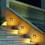 Geometric Recessed LED Step Outdoor Lights - Clowas