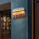 Semi Elliptical Stone Outdoor Wall Lights - Clowas