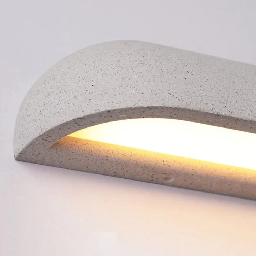 Semi Elliptical Stone Outdoor Wall Lights - Clowas