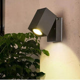 Rotating Cube-Shaped Outdoor Wall Lamp - Clowas