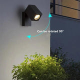 Rotating Cube-Shaped Outdoor Wall Lamp - Clowas