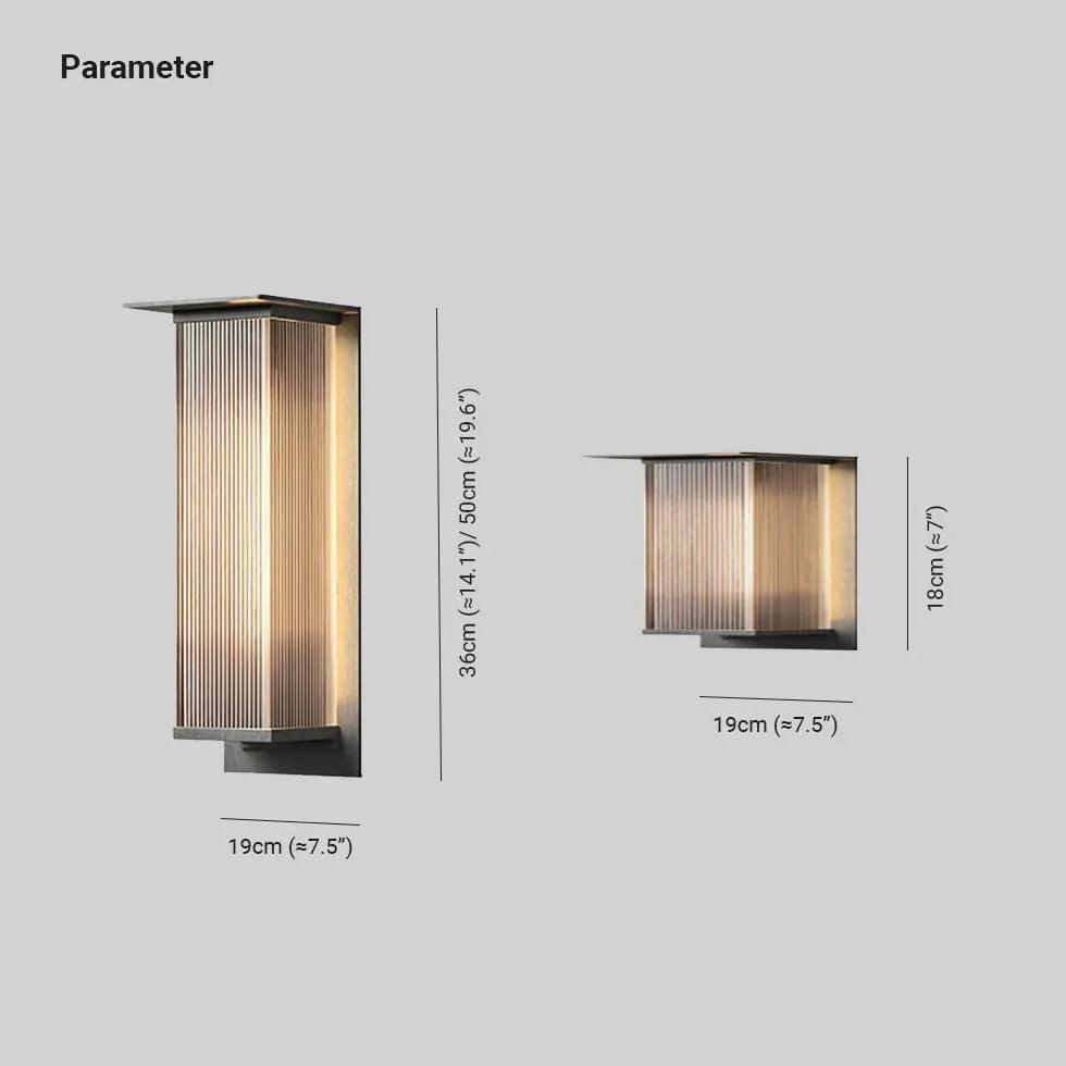 White Long Strip Solar Outdoor Wall Lamp - Clowas