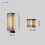White Long Strip Solar Outdoor Wall Lamp - Clowas