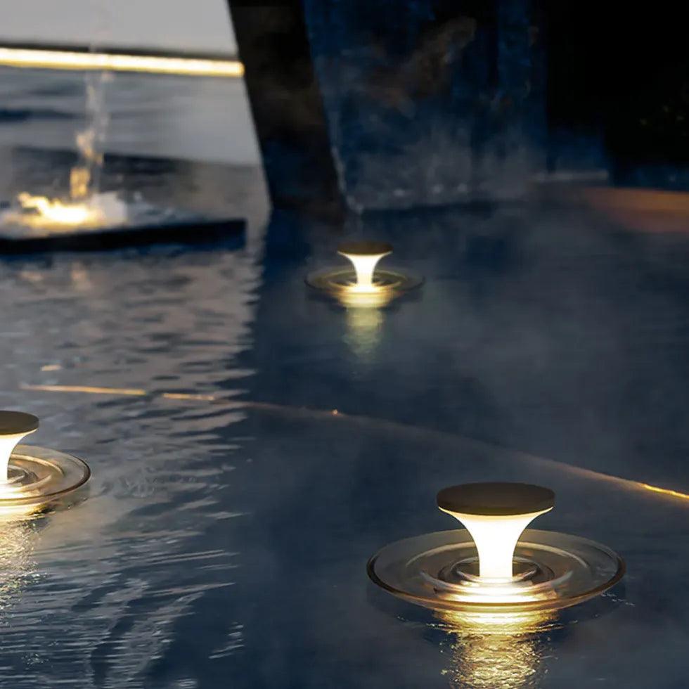 Flared Funnel Shape Outdoor Pillar Lights - Clowas
