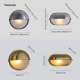 Vintage Rust-Resistant Wall Outdoor Light for Porch