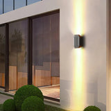 geometric shapes outdoor up and down wall lights - Clowas