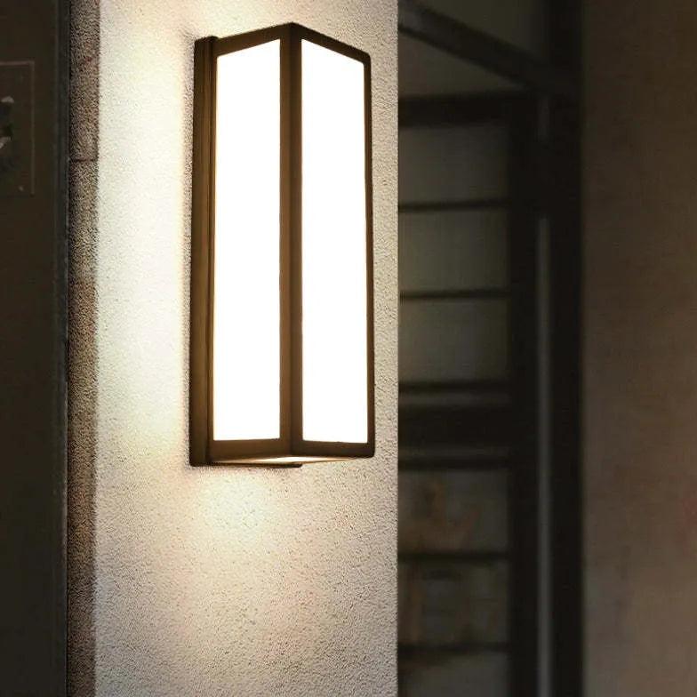 Large External Wall Lights Black - Clowas
