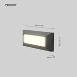 Simple Waterproof LED Brick Light for Patio