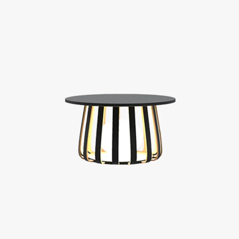 Black Table Garden Outdoor Floor Lamps - Clowas