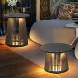 Round Table Outdoor Floor Lamps - Clowas
