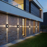Outdoor Led Black Up and Down Lights - Clowas