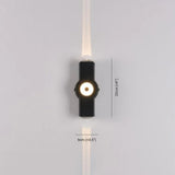 Outdoor Led Black Up and Down Lights - Clowas