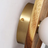 Modern Wooden Wall Light for Bedroom