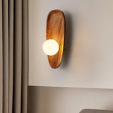 Modern Wooden Wall Light for Bedroom