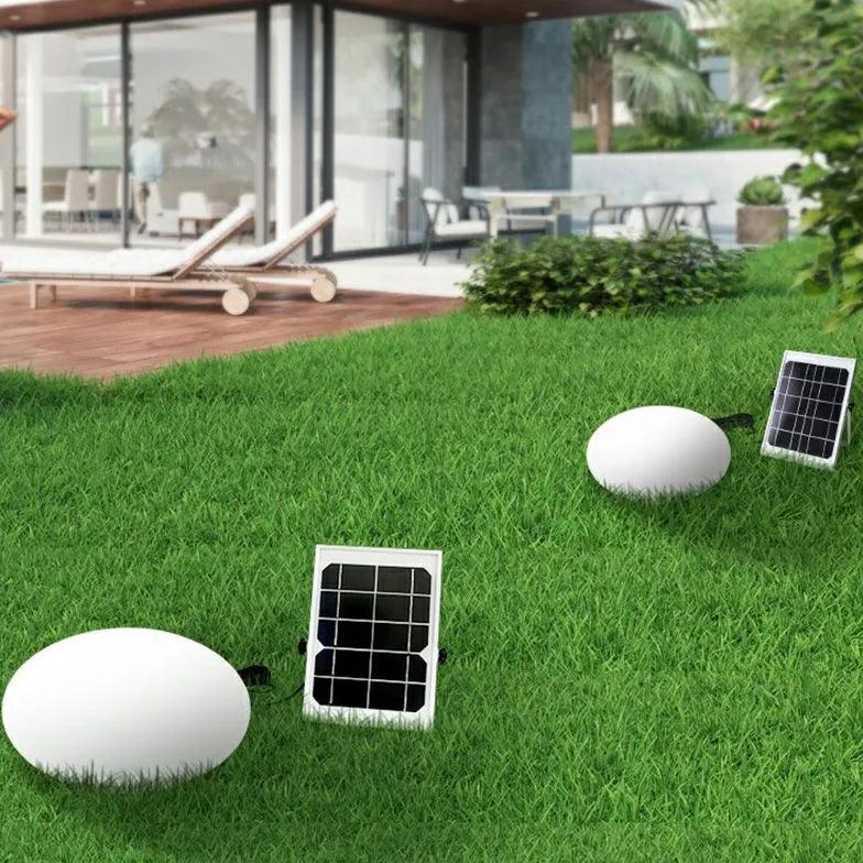 Oval RGB Portable Ground Outdoor Lights - Clowas
