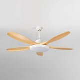 Yellow Bedroom LED Ceiling Fan with Light - Clowas