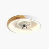Ultra-Thin Macaron Ceiling Fan with Light