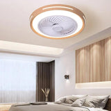 Mute Modern Wooden Ceiling Fan with Light - Clowas