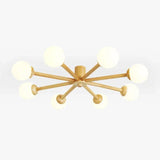 Radioactive Bulls Wooden Flush Ceiling Lights - Clowas