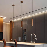 Suspended Downlighting Kitchen Wooden Pendant Light - Clowas