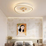 Minimalist Wooden Bedroom Light with Ceiling Fan