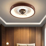Round Border Wooden Ceiling Fan with Light - Clowas