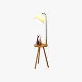 Cone-Shaped Tripod Floor Lamp with Desk Lamp - Clowas