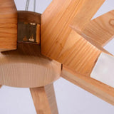 Asymmetric Multi-Branched Wooden Pendant Light - Clowas