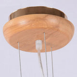 Asymmetric Multi-Branched Wooden Pendant Light - Clowas