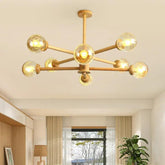Bubble Wooden for Living Room Pendant Light - Clowas