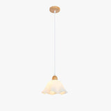 Curved Umbrella Dining Room White Pendant Light - Clowas