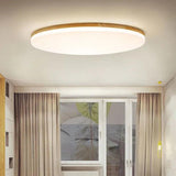 White Soft Light Bedroom Flush Ceiling Lights - Clowas