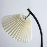 Pleated Arch Floor Lamp in Living Room