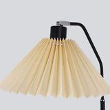 Vintage Pleated Bright Floor Lamp for Living Room