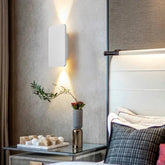 Slim Flat Up and Down Wall Sconce for Bedside