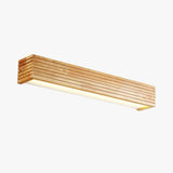 Rectangle Wooden Led Bathroom Wall Lights - Clowas