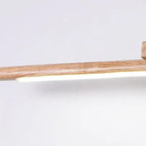 Rustic Linear Wooden Led Mirror Lights - Clowas