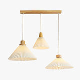 Umbrella Fold Kitchen Wooden Pendant Light - Clowas