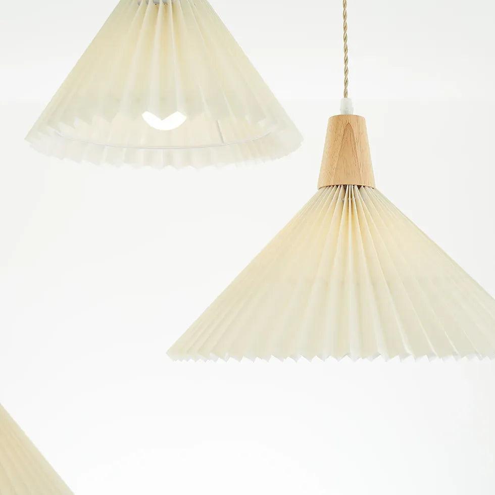Umbrella Fold Kitchen Wooden Pendant Light - Clowas