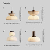 Cloth White Lantern Modern Pendant Light - Clowas
