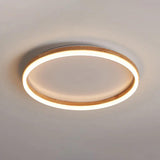 Hollow Ring Bedroom Wooden Flush Ceiling Lights - Clowas