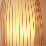 Cone-Shaped Rattan Warm-Toned Floor Lamp - Clowas