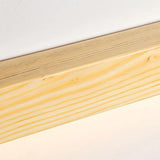 Minimalist Wooden Linear White Wall Light