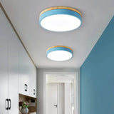 Macaron Round LED Ceiling light for Bedroom, Anti-Glare